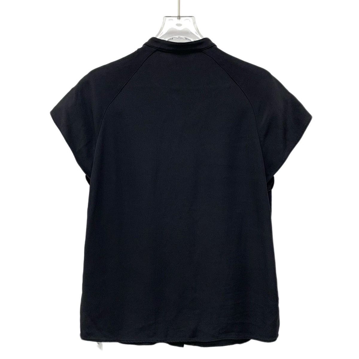Celine Celine Black Mulberry Silk Short Sleeve Shirt Size XXS / US 00 / IT 34 - 2 Thumbnail