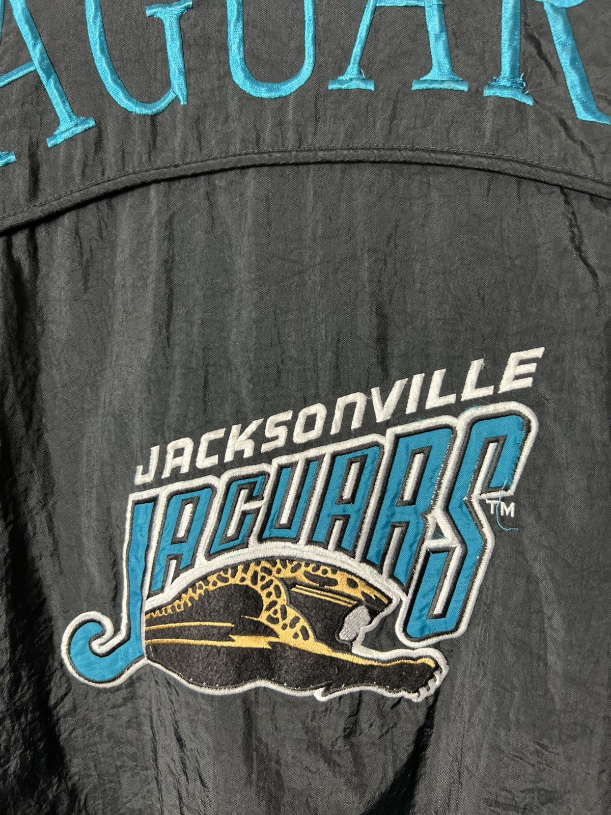 Starter RARE JACKSONVILLE JAGUARS NUTMEG CAMPRI NYLON BOMBER JACKET Size US XL / EU 56 / 4 - 19 Thumbnail