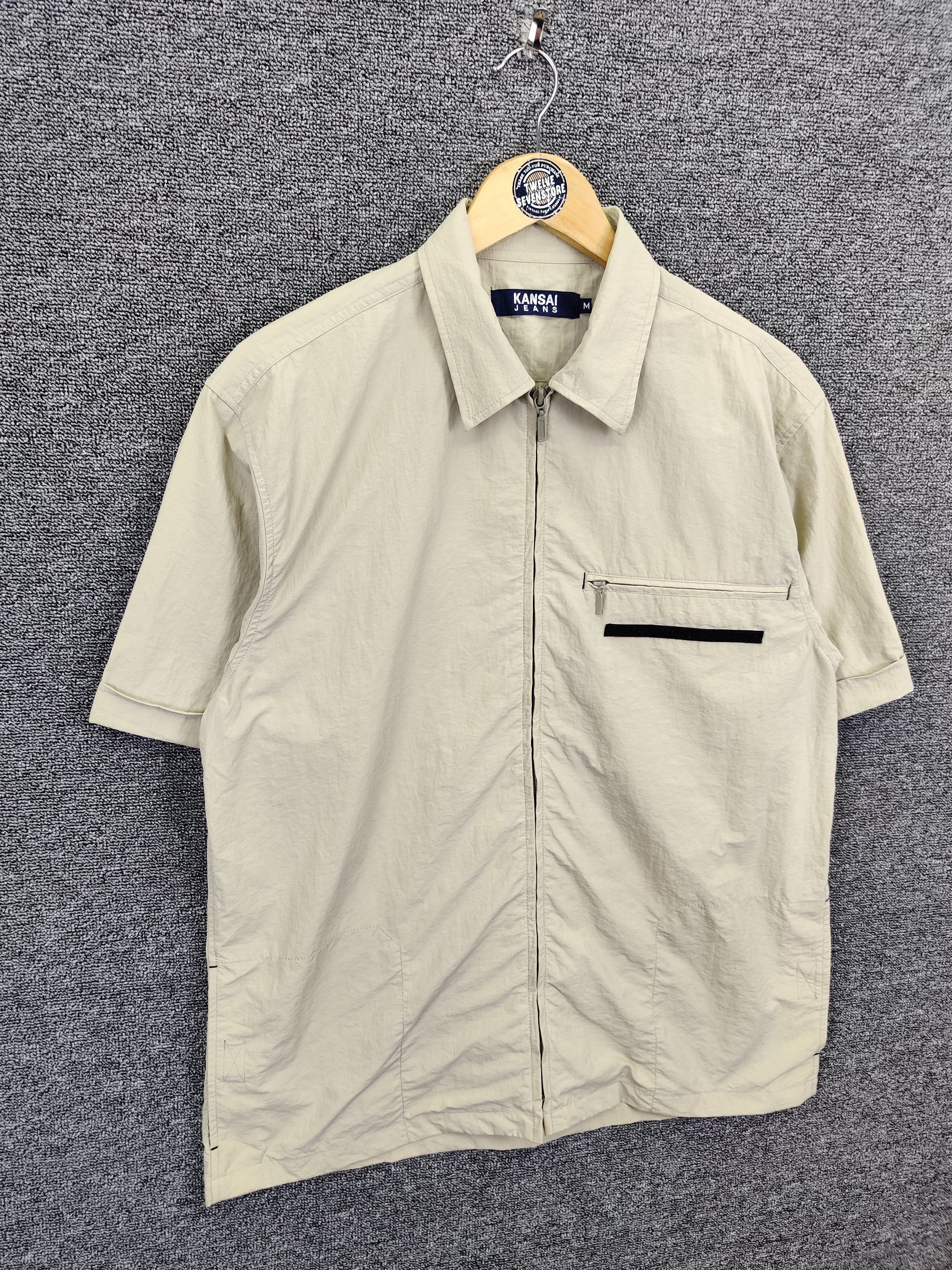 Kansai Yamamoto Vintage Kansai Jeans By Kansai Yamamoto Worker Shirt Size US M / EU 48-50 / 2 - 5 Thumbnail
