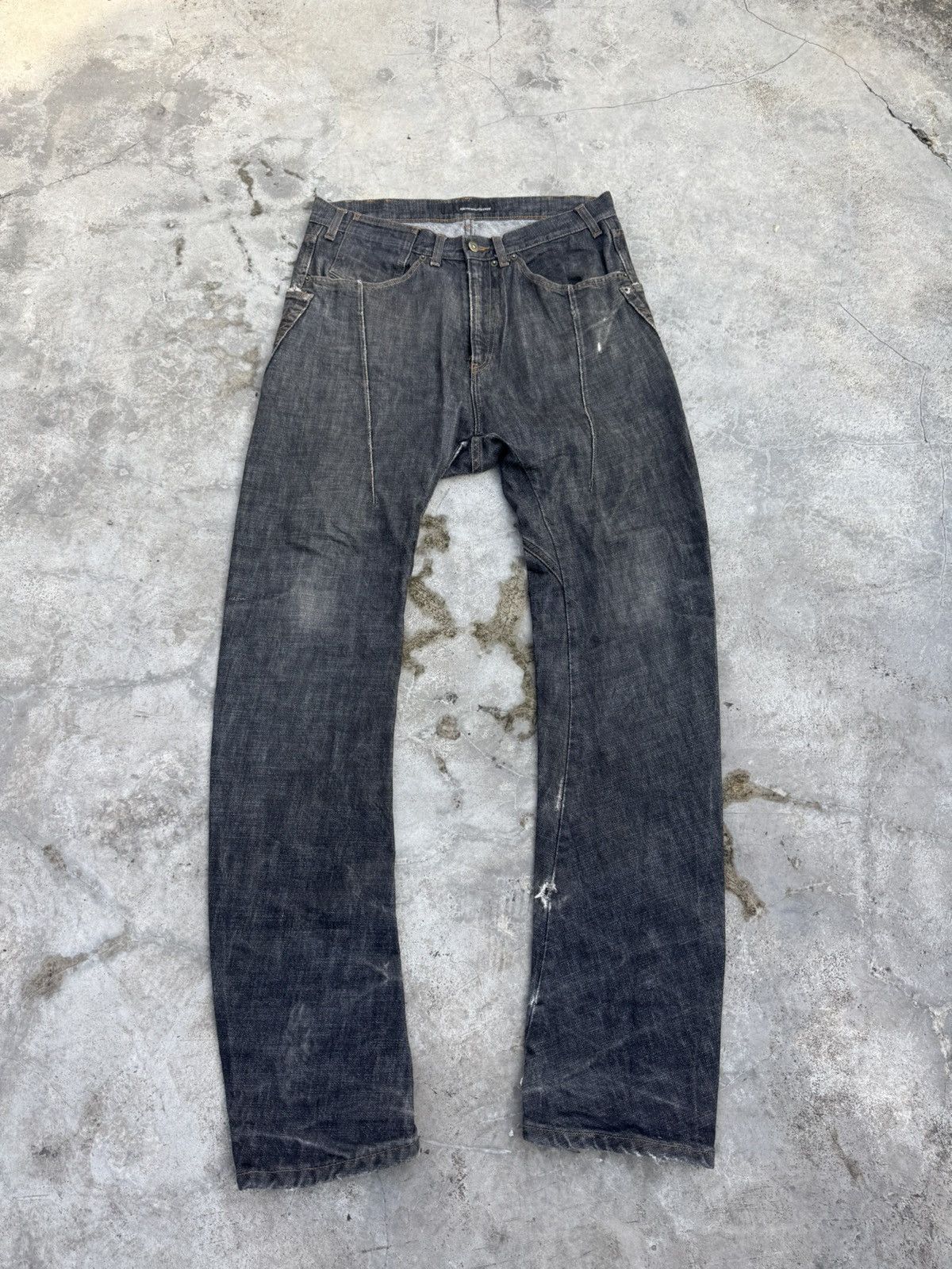 20471120 Andrew Mackenzie J Cut Denim Size US 34 / EU 50 - 1 Thumbnail