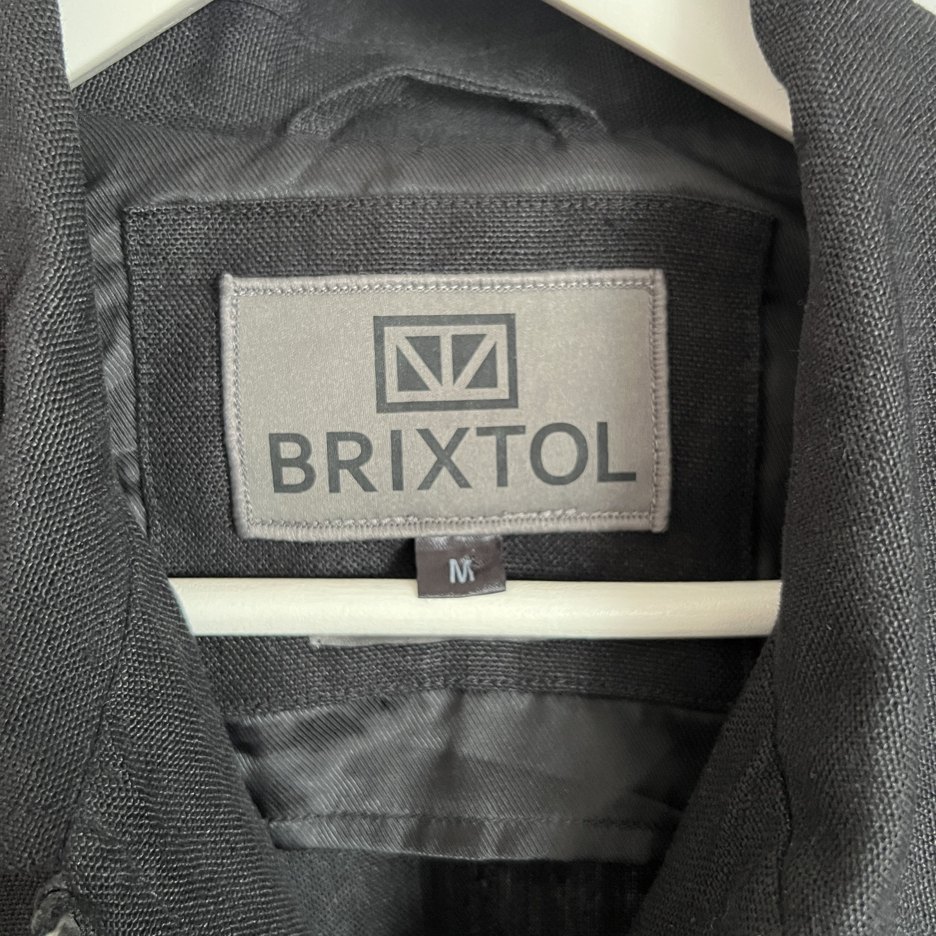 Brixtol Men's BRIXTOL 100% Linen Black Jacket Size M Size US M / EU 48-50 / 2 - 10 Thumbnail
