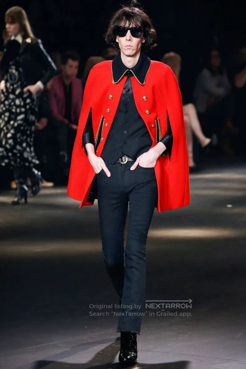 Saint Laurent Paris Saint Laurent Paris Court Cloak Size US S / EU 44-46 / 1 - 1 Thumbnail
