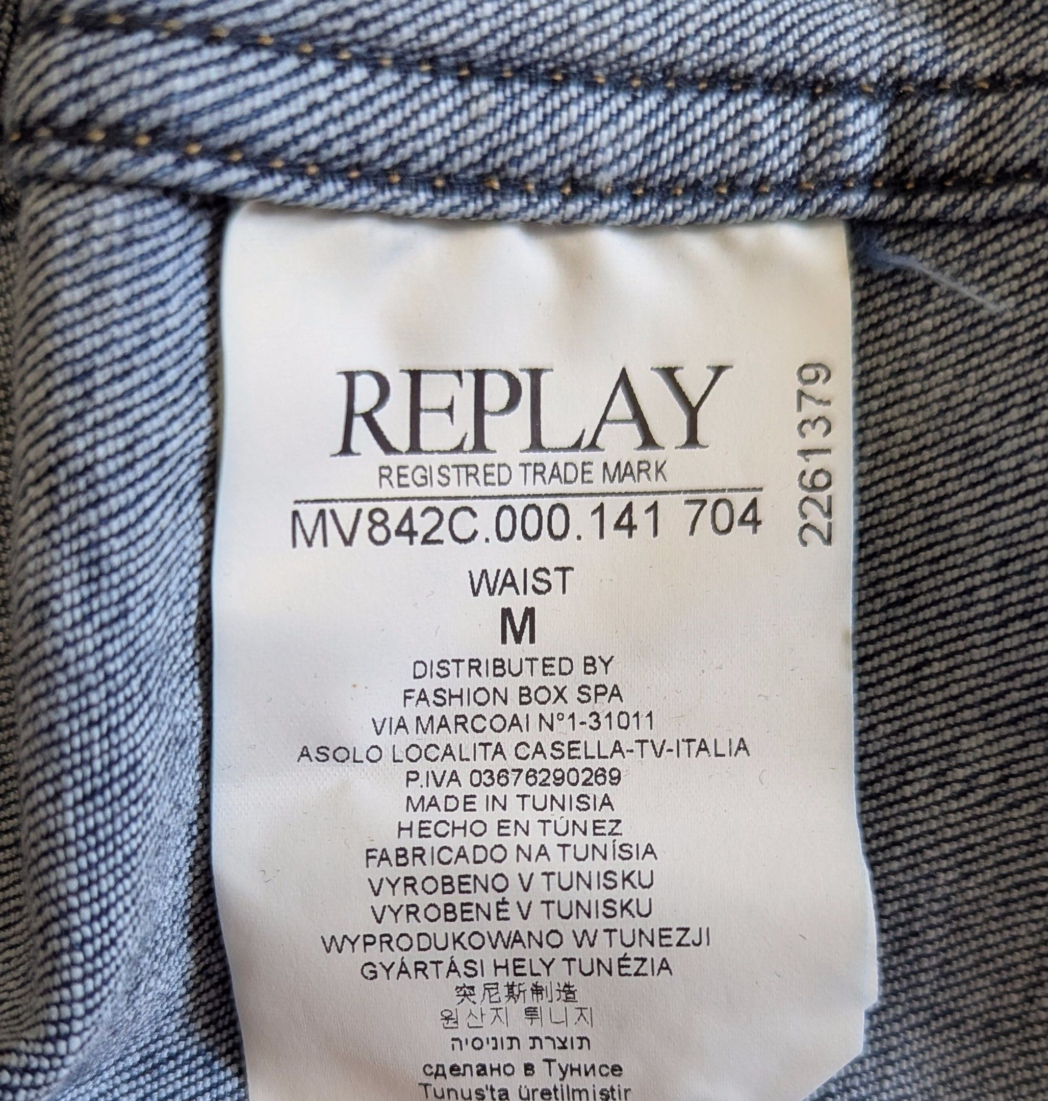 Replay REPLAY Type III Slim Fit Denim Trucker Jacket Size US M / EU 48-50 / 2 - 8 Thumbnail