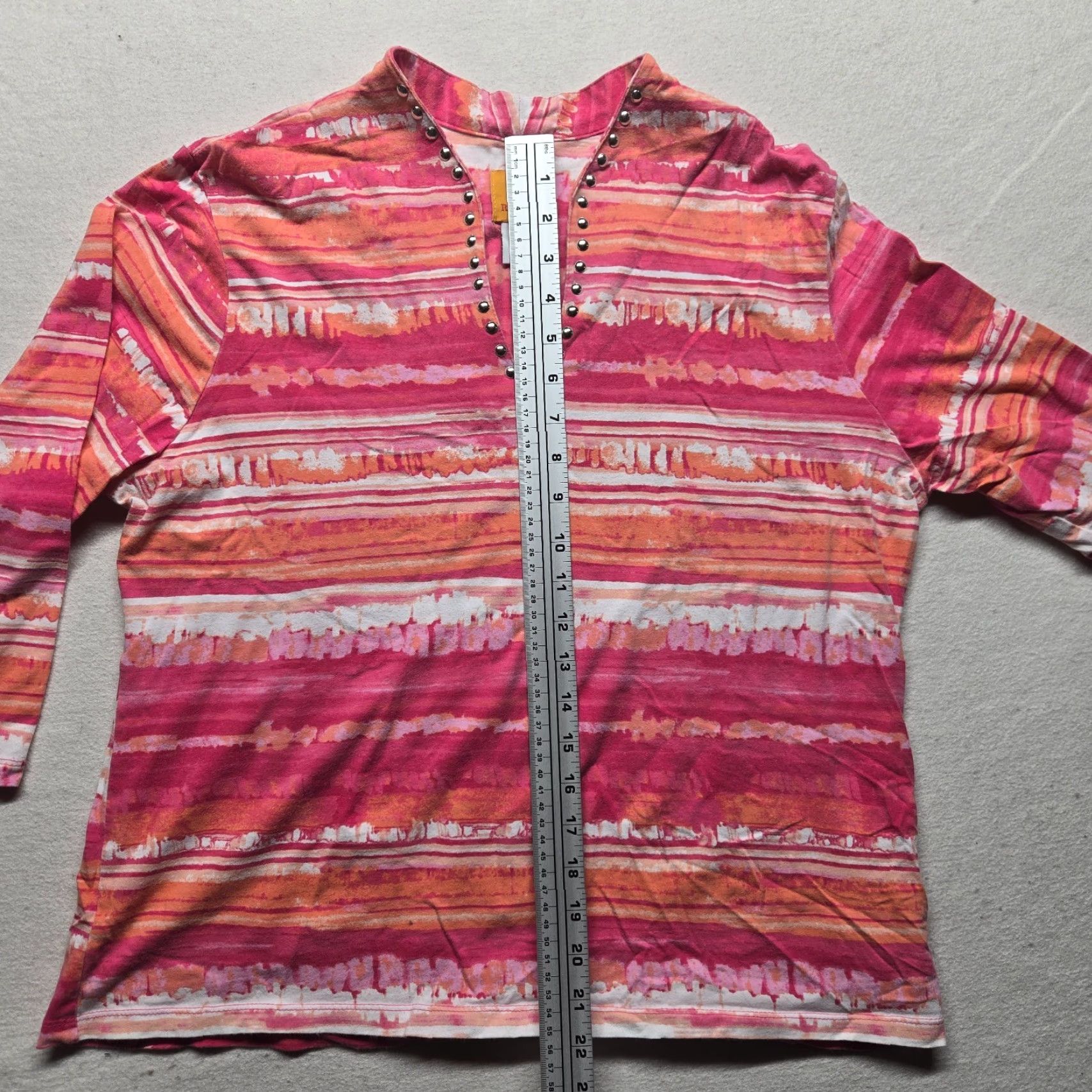 Vintage VINTAGE Ruby Rd Sequin Pink 3/4 Sleeve Top Adult Women's XL Rayon Nylon Shirt Size XL / US 12-14 / IT 48-50 - 6 Thumbnail