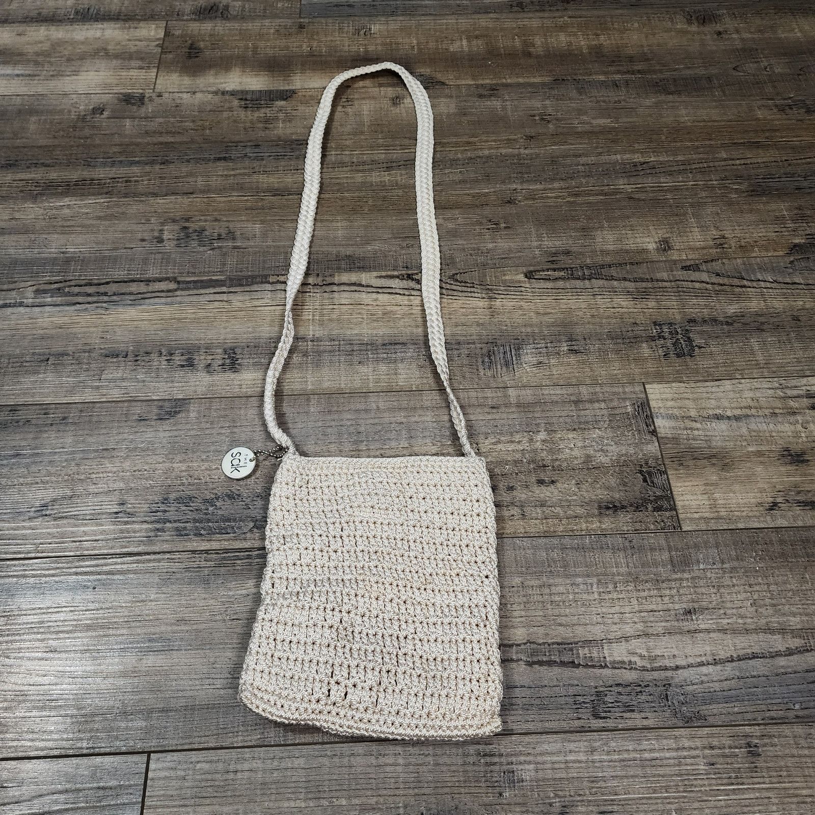 The Sak The Sak crochet small crossbody off white purse 2489 Size ONE SIZE - 5 Thumbnail