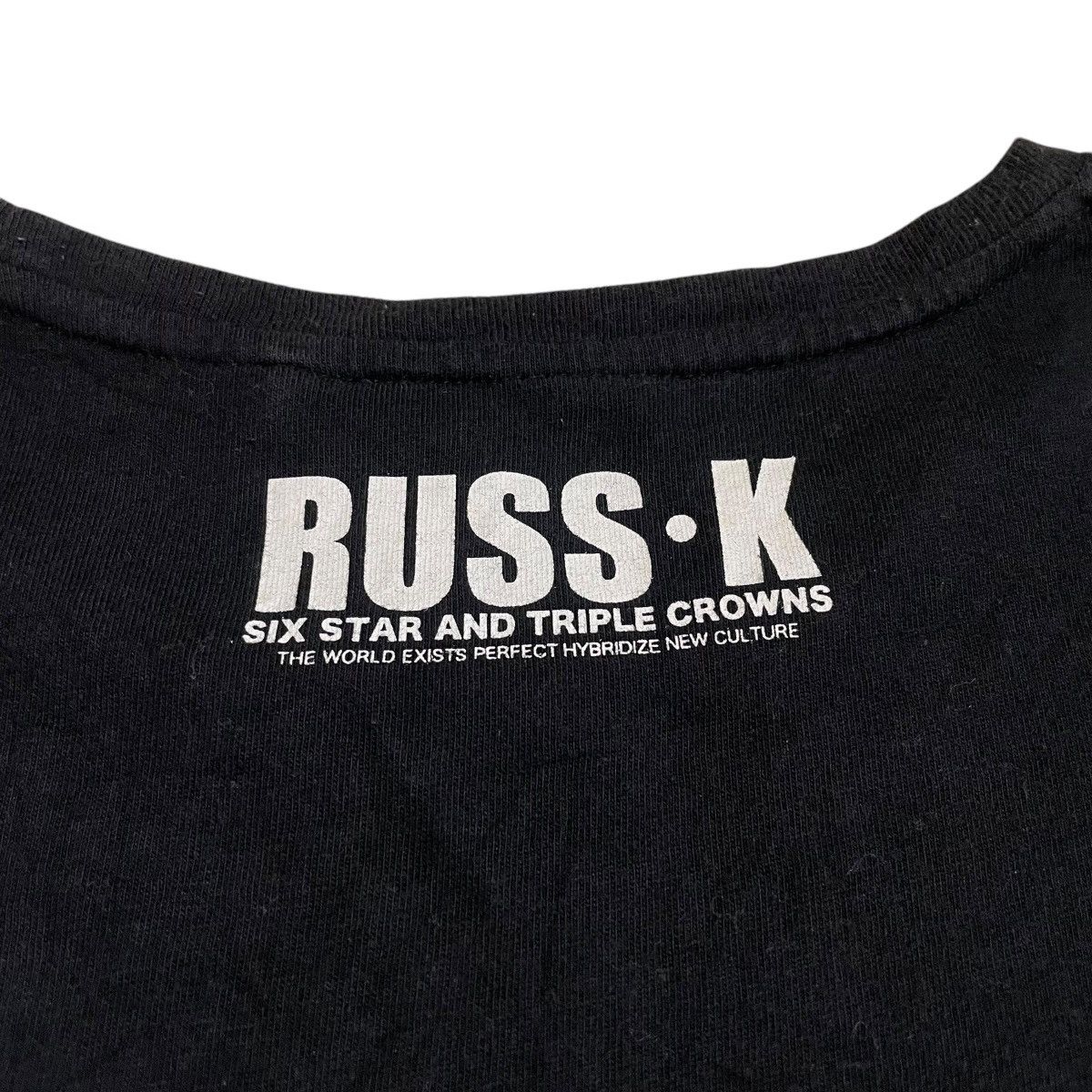 14th Addiction 🇯🇵 2000s Japanese Russ.k Hysteric Glamour Style T-shirt Size S / US 4 / IT 40 - 9 Thumbnail