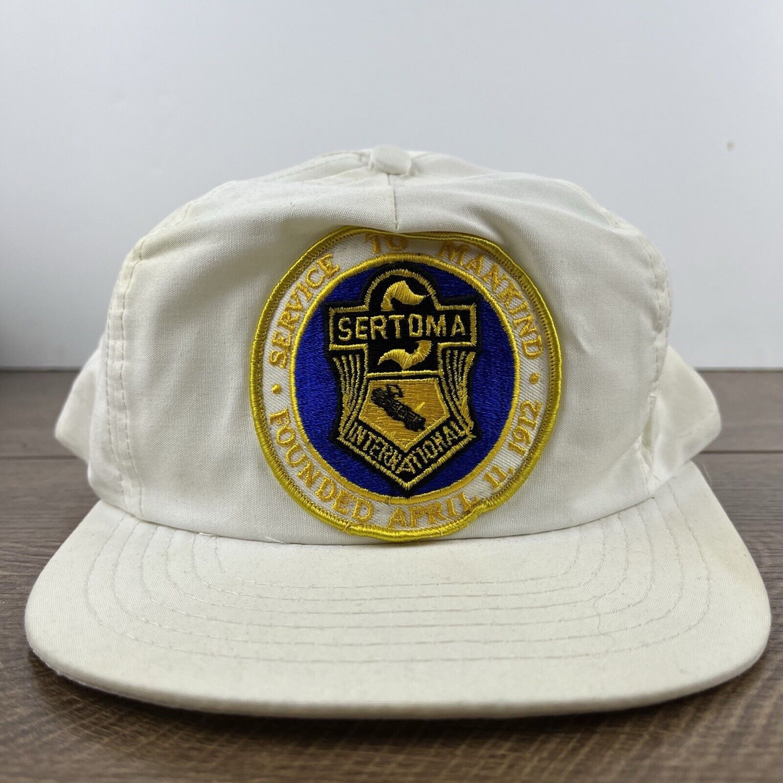Other Sertoma International Snapback Hat White Hat Adjustable Whit Size ONE SIZE - 4 Thumbnail