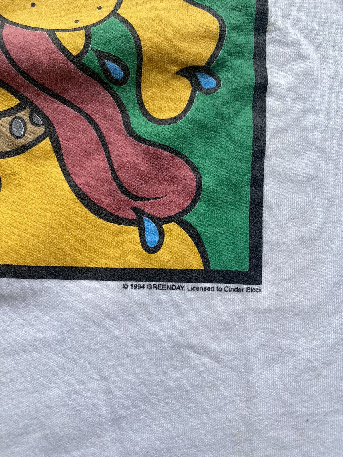 Band Tees × Vintage vintage 90s Green Day band Dookie Dog Poo Chef shirt Size US M / EU 48-50 / 2 - 3 Thumbnail