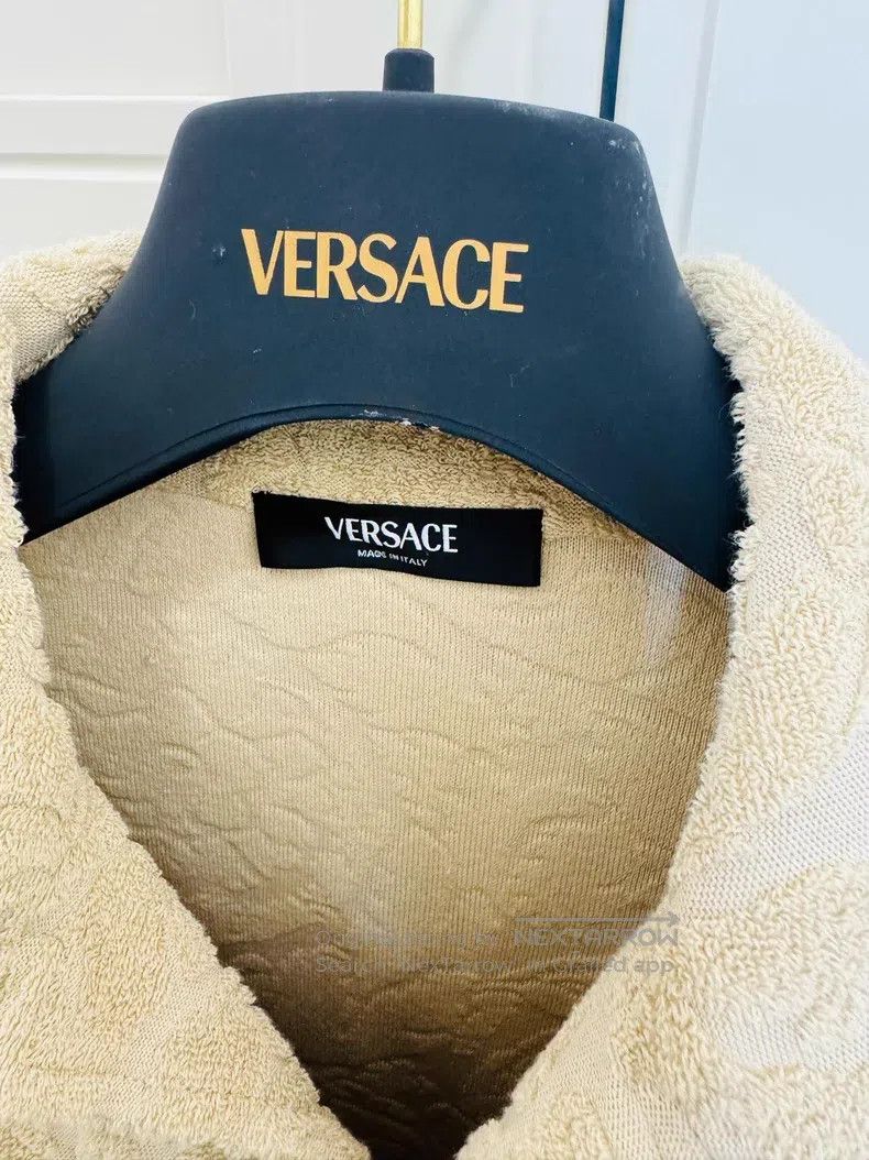 Other Versace Men's short-sleeved suit beige print Size US M / EU 48-50 / 2 - 2 Thumbnail