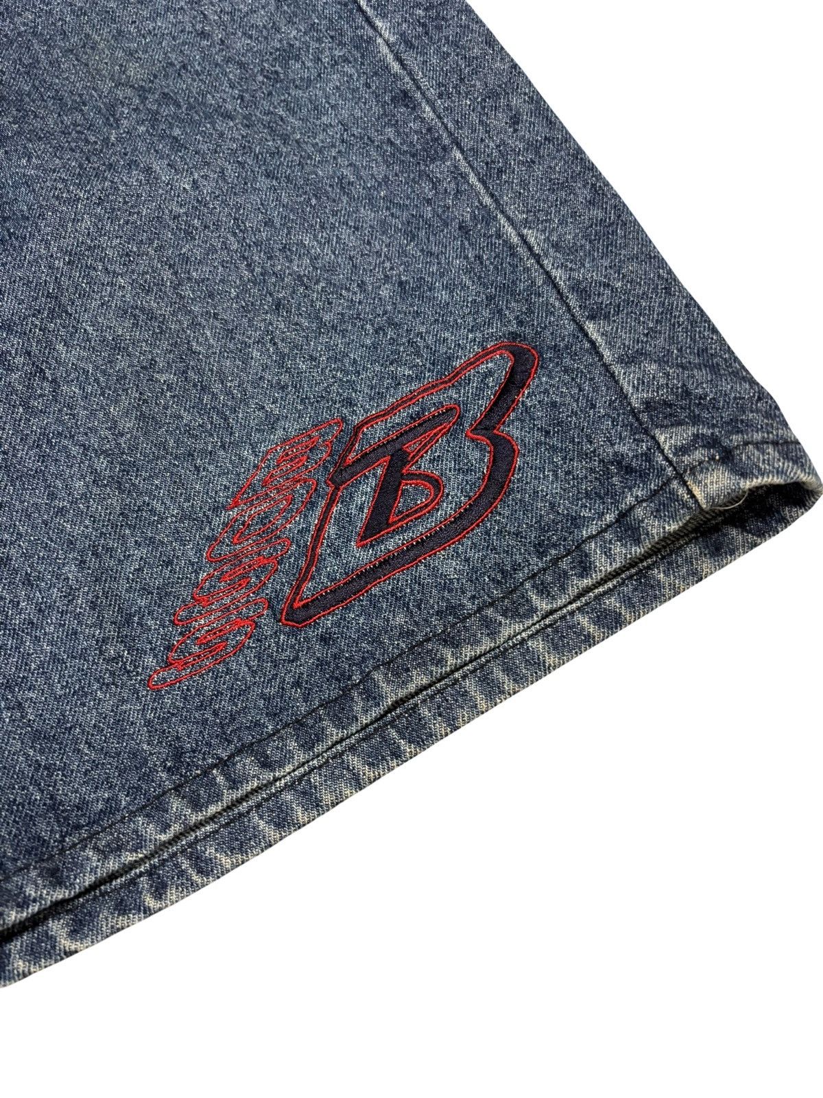 JNCO Vintage Baggy Shorts Men 36 Blue Boss Denim Jorts Wide Leg Size US 36 / EU 52 - 2 Thumbnail