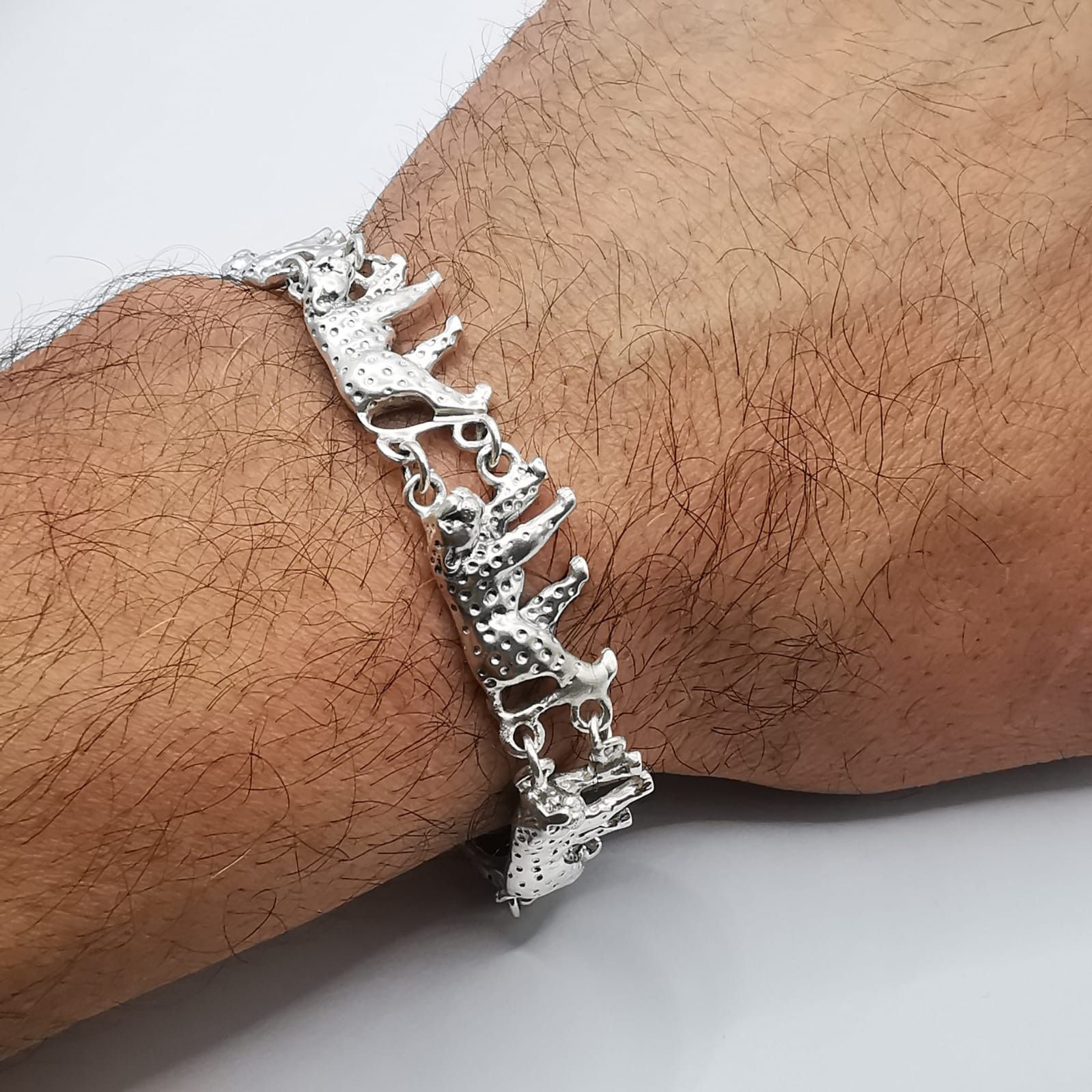 Vintage Bracelet Jewelry, 925 Sterling Silver 29,64g