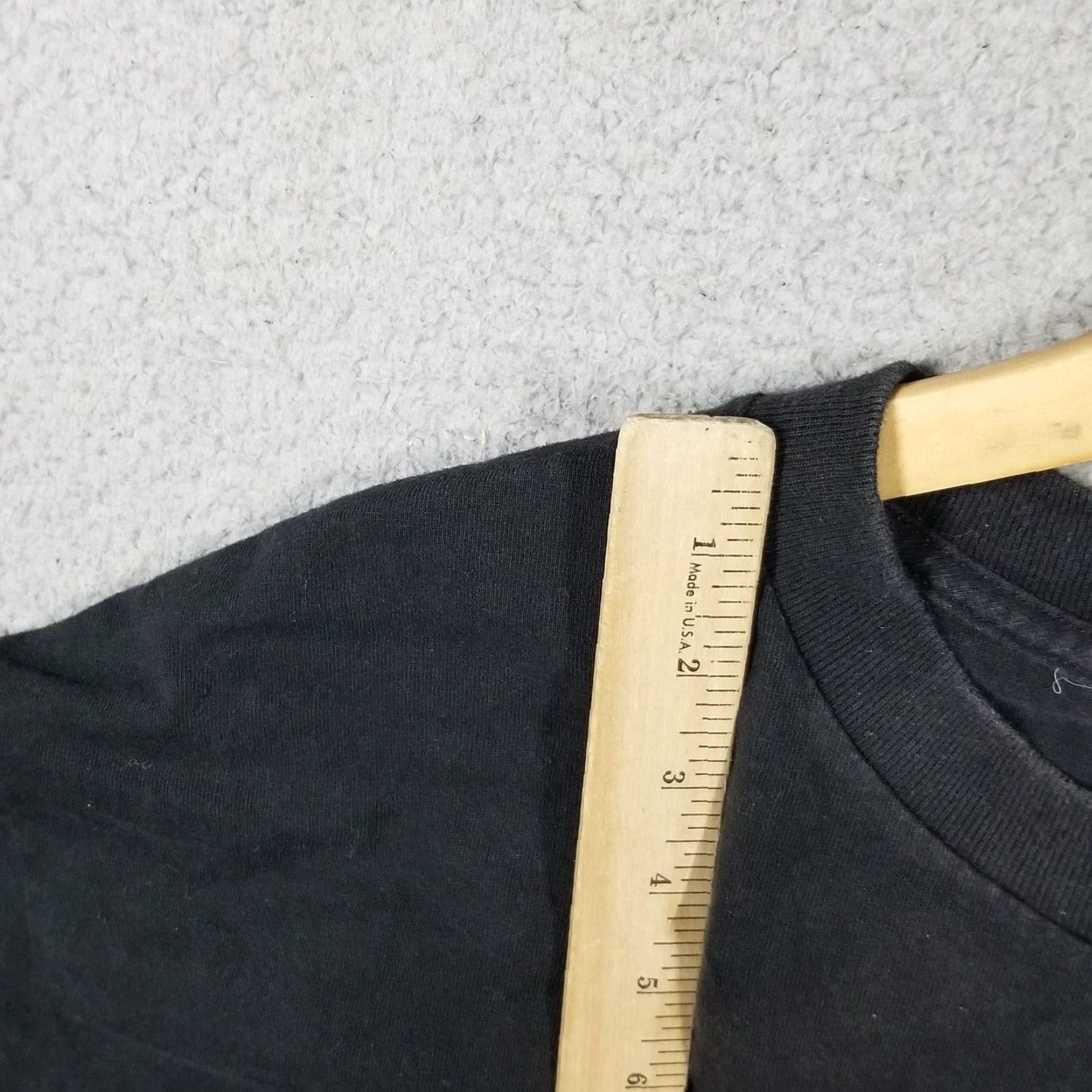 J Brand VINTAGE Teenage Brand T-Shirt Mens Large Black Short Sleeve Crew Neck Logo Psychedelic 2000s Size US L / EU 52-54 / 3 - 5 Thumbnail