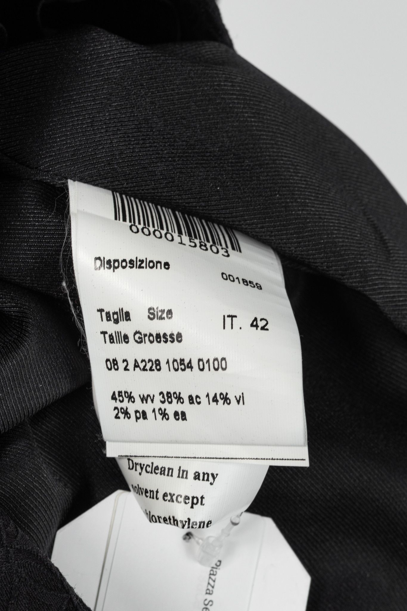 Piazza Sempione Piazza Sempione Black Geometric-Jacquard Cowl-Neck Dress Size M / US 6-8 / IT 42-44 - 9 Thumbnail