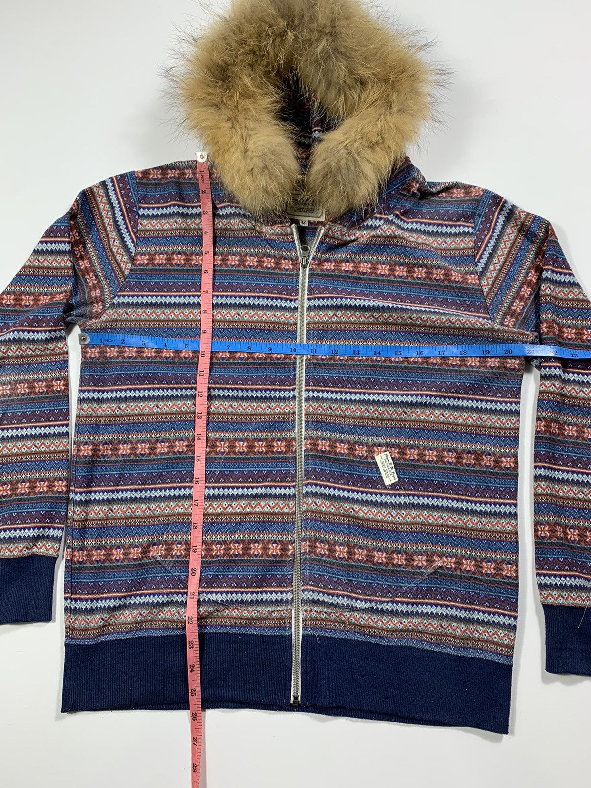 If Six Was Nine × Japanese Brand × Le Grande Bleu (L.G.B.) Cultur Mix fur zip hoodie if6w9 LgB style Size US M / EU 48-50 / 2 - 6 Thumbnail