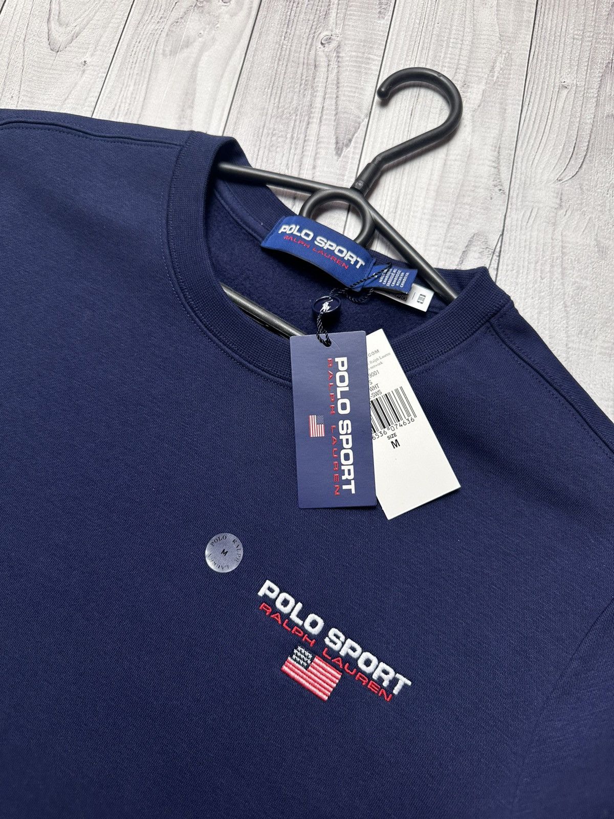 Polo Ralph Lauren Polo sport sweatshirt size M logo navy Size US M / EU 48-50 / 2 - 2 Thumbnail