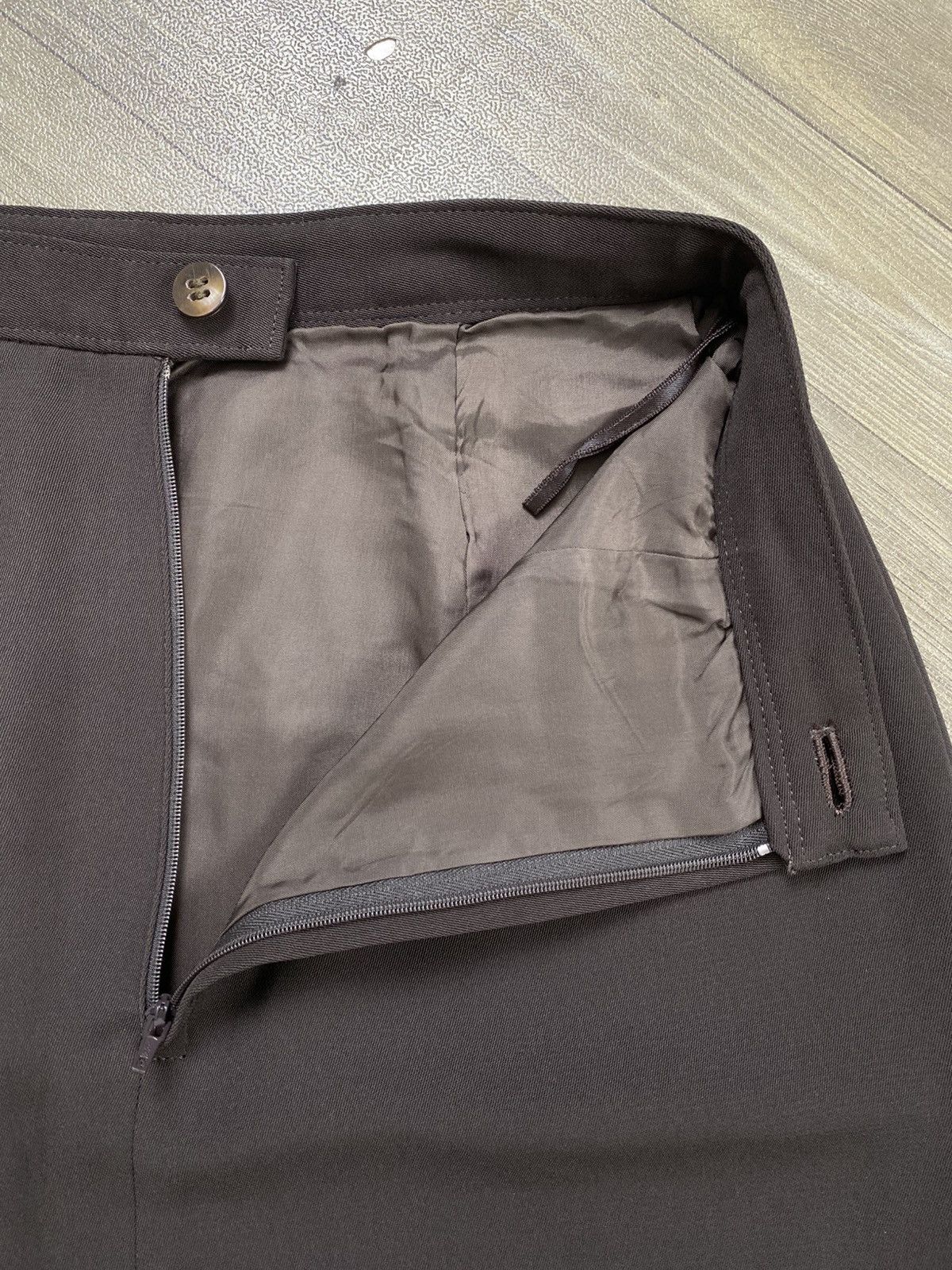 Tricot Comme des Garcons AD1993 Vintage Tricot Comme des Garcons CDG Brown Midi Skirt Size 26" / US 2 / IT 38 - 11 Thumbnail