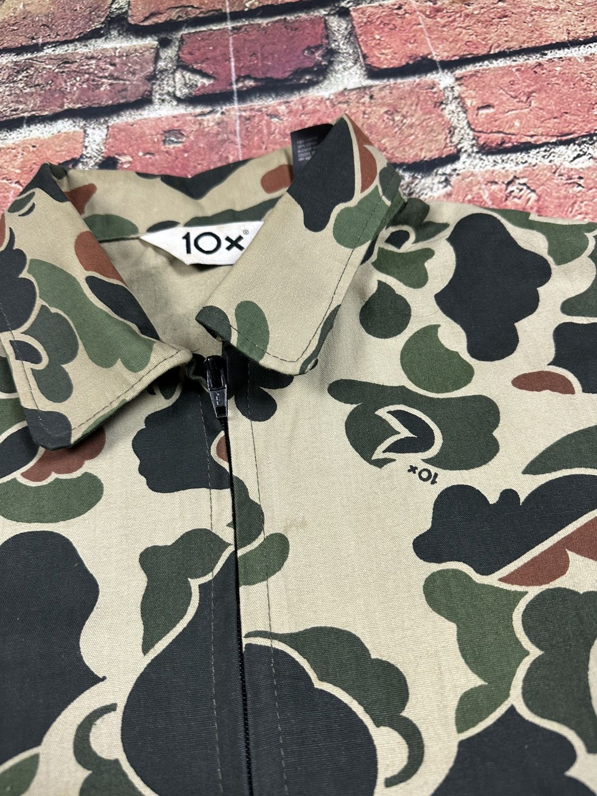 Other Vintage 10x Duck Camo Bomber Jacket Zip Canvas Hunting 90s Size US L / EU 52-54 / 3 - 14 Thumbnail