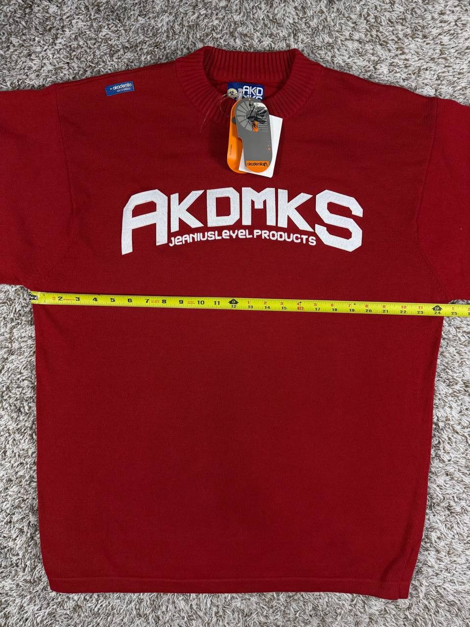 Akademiks Vintage Akademiks Y2K Red Crewneck Sweatshirt Logo Varsity Size US XL / EU 56 / 4 - 7 Thumbnail