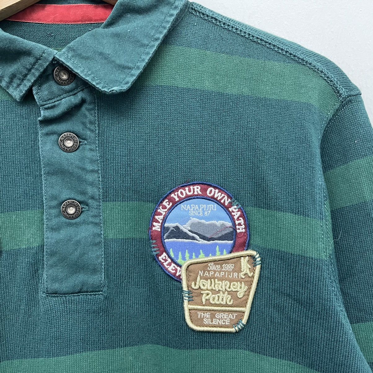 Napapijri Napapijri Stripe Long Sleeve Polo Shirt Size US M / EU 48-50 / 2 - 5 Thumbnail