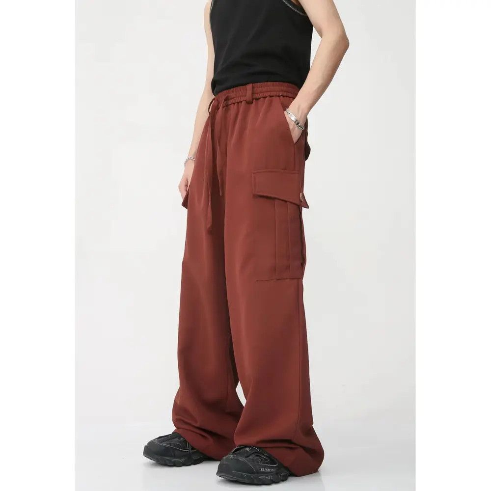 Japanese Brand × Jean Hip Hop High Street Loose Fit Large Pocket Casual Pants Size US 31 - 1 Thumbnail