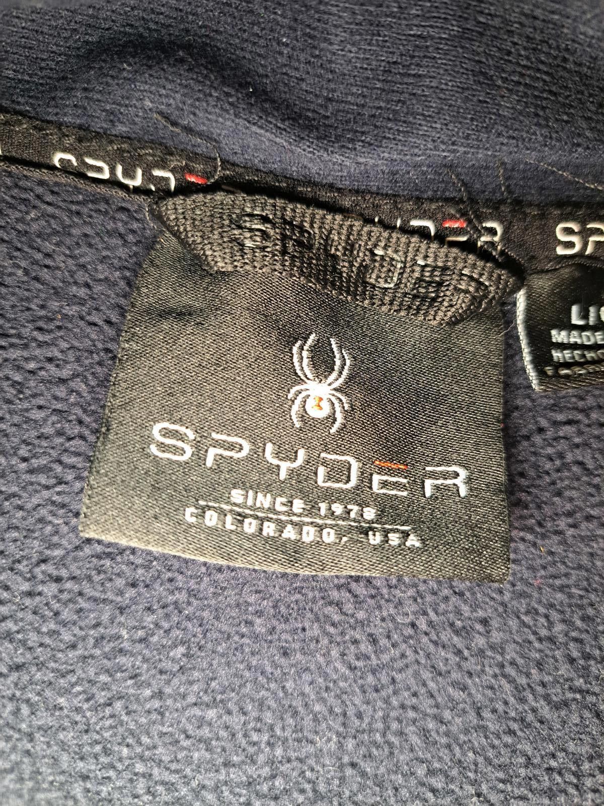 Spyder Spyder Fleece Jacket Mens Large Navy Blue Full Zip Size US L / EU 52-54 / 3 - 2 Thumbnail