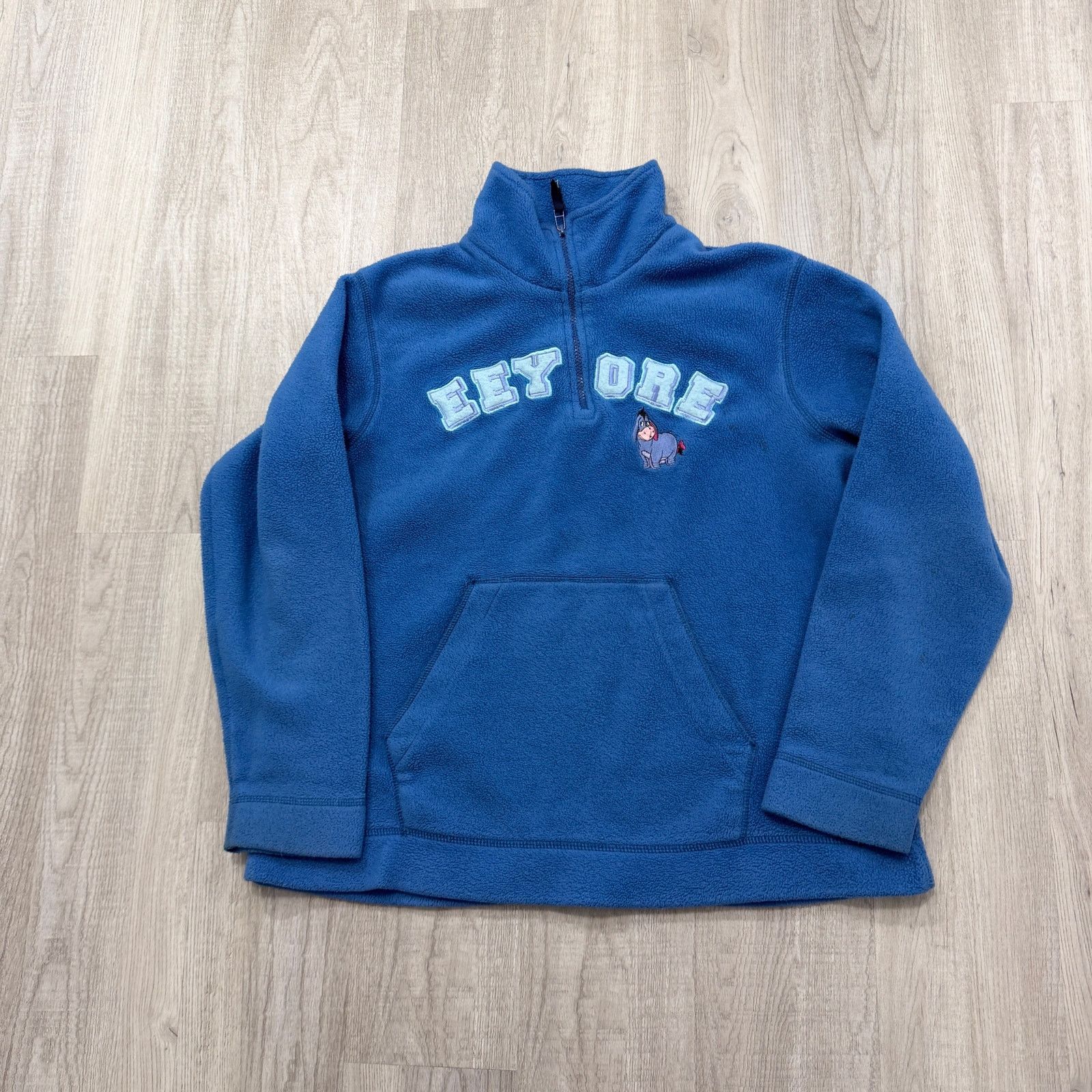 Disney Vintage Disney Eeyore Fleece Sweatshirt Women's Large Blue Size L / US 10 / IT 46 - 1 Thumbnail