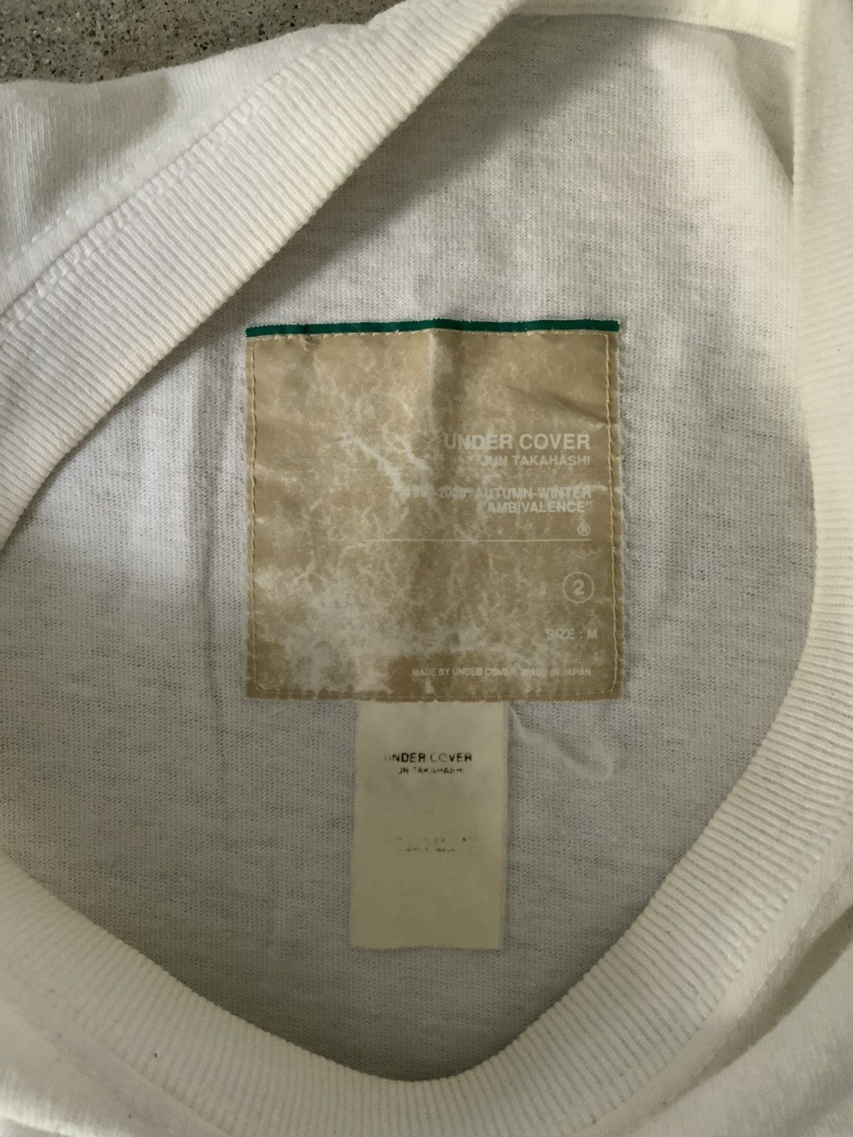Undercover ARCHIVE UNDERCOVER AW99 AMBIVALENCE HEARTBREAK TEE Size US M / EU 48-50 / 2 - 2 Thumbnail