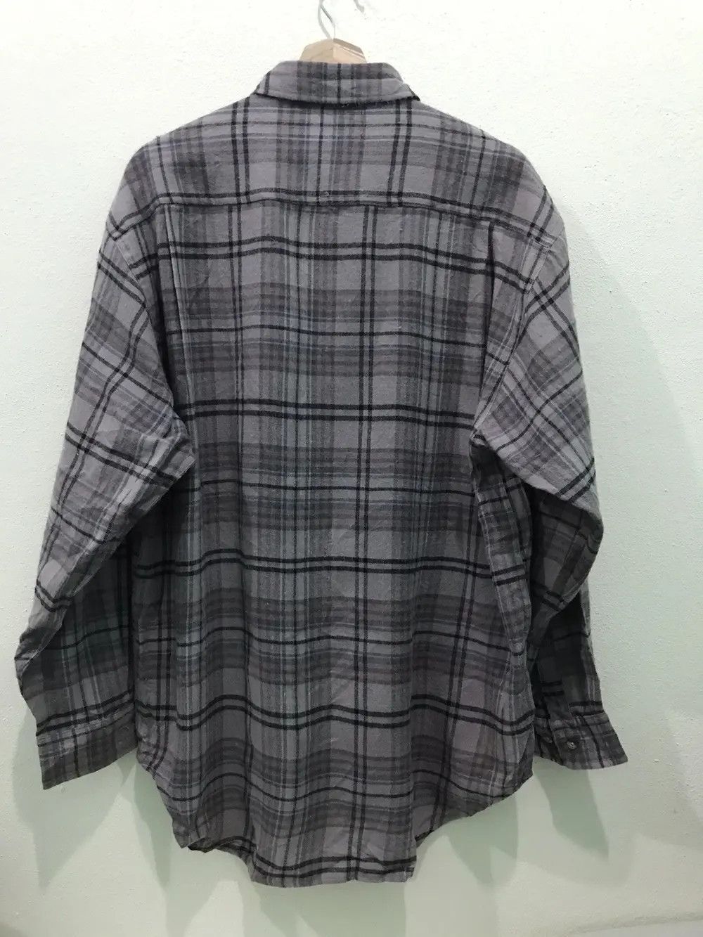 Flannel Vintage Lucky Strike Racing Plaid Tartan Flannel Shirt Size US M / EU 48-50 / 2 - 8 Thumbnail