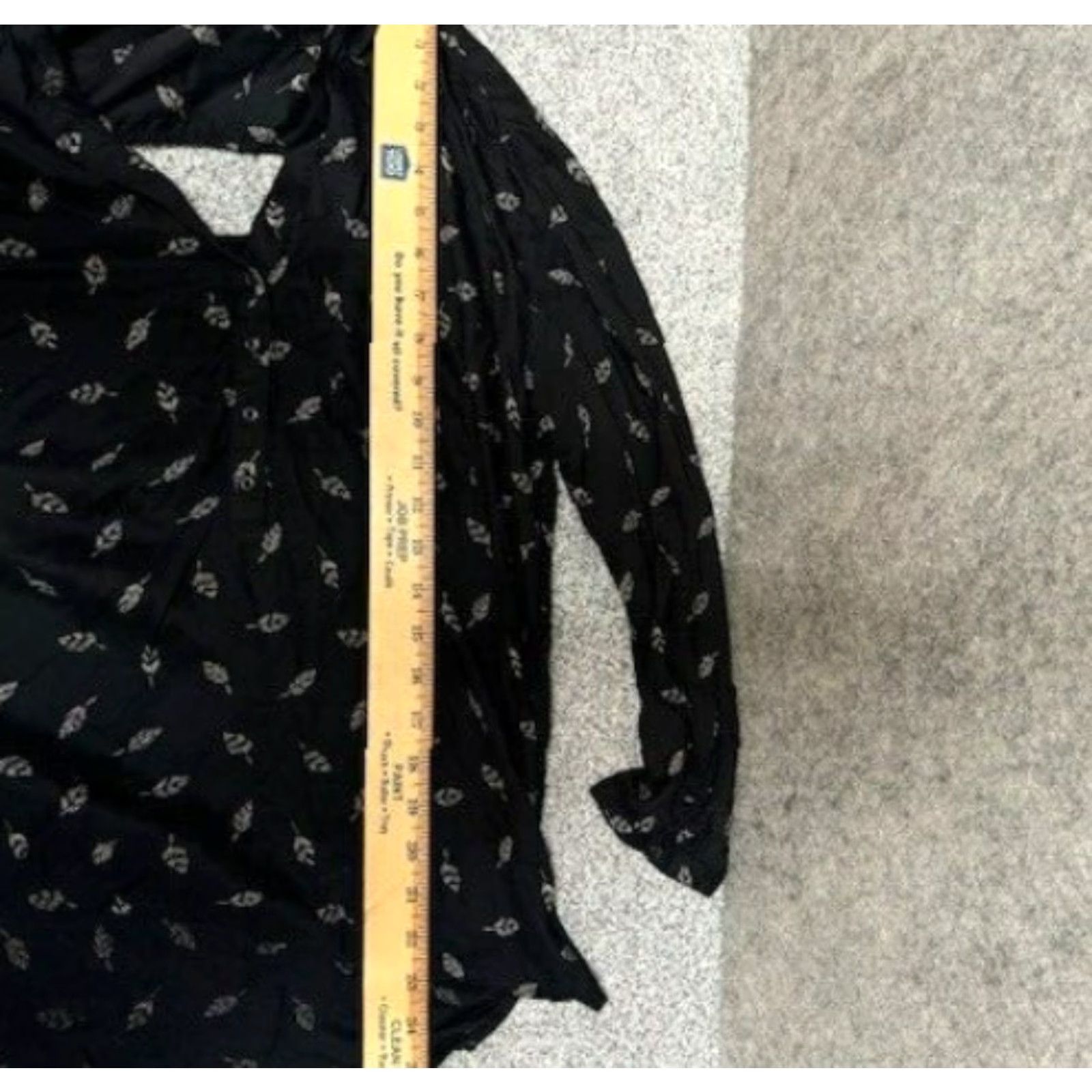 American Eagle Outfitters VINTAGE American Eagle Outfitters Top Womens M Leaf Print Fairy Grunge Whimsigoth Y2K Shirt Size M / US 6-8 / IT 42-44 - 5 Thumbnail