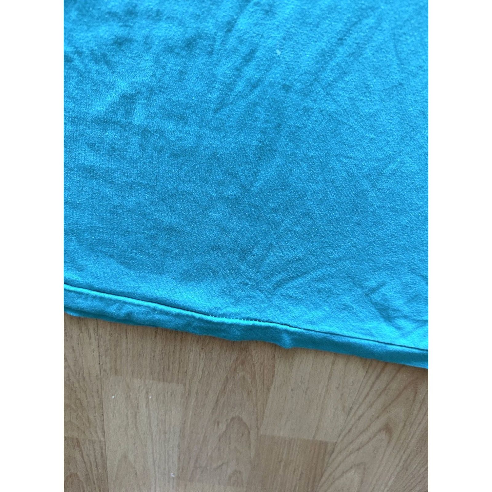 Vintage VINTAGE Top Half Tee Large Blue Summer 80s Single Stitch “I Wish I Were A Wave” Hot Size US L / EU 52-54 / 3 - 7 Thumbnail