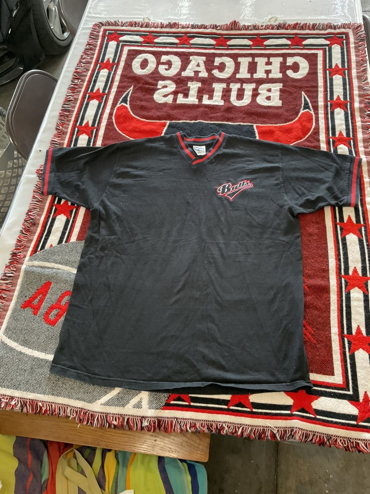Vintage Vintage nba Chicago bulls pro player xl shirt Size US XL / EU 56 / 4 - 1 Thumbnail