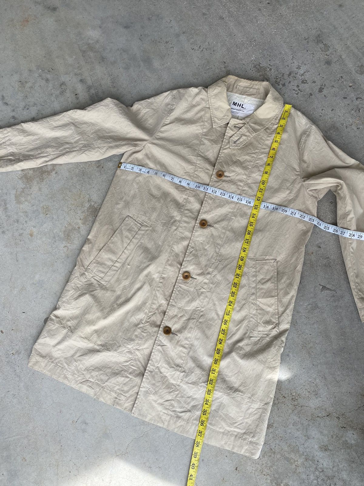 Margaret Howell Vintage Margaret Howell Trench Coat Jacket Size L / US 10 / IT 46 - 10 Thumbnail