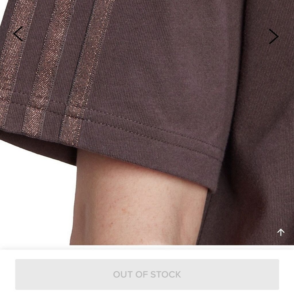 Adidas Adidas 3 Glitter Stripes Brown Boyfriend T-Shirt Size Medium Size M / US 6-8 / IT 42-44 - 5 Thumbnail