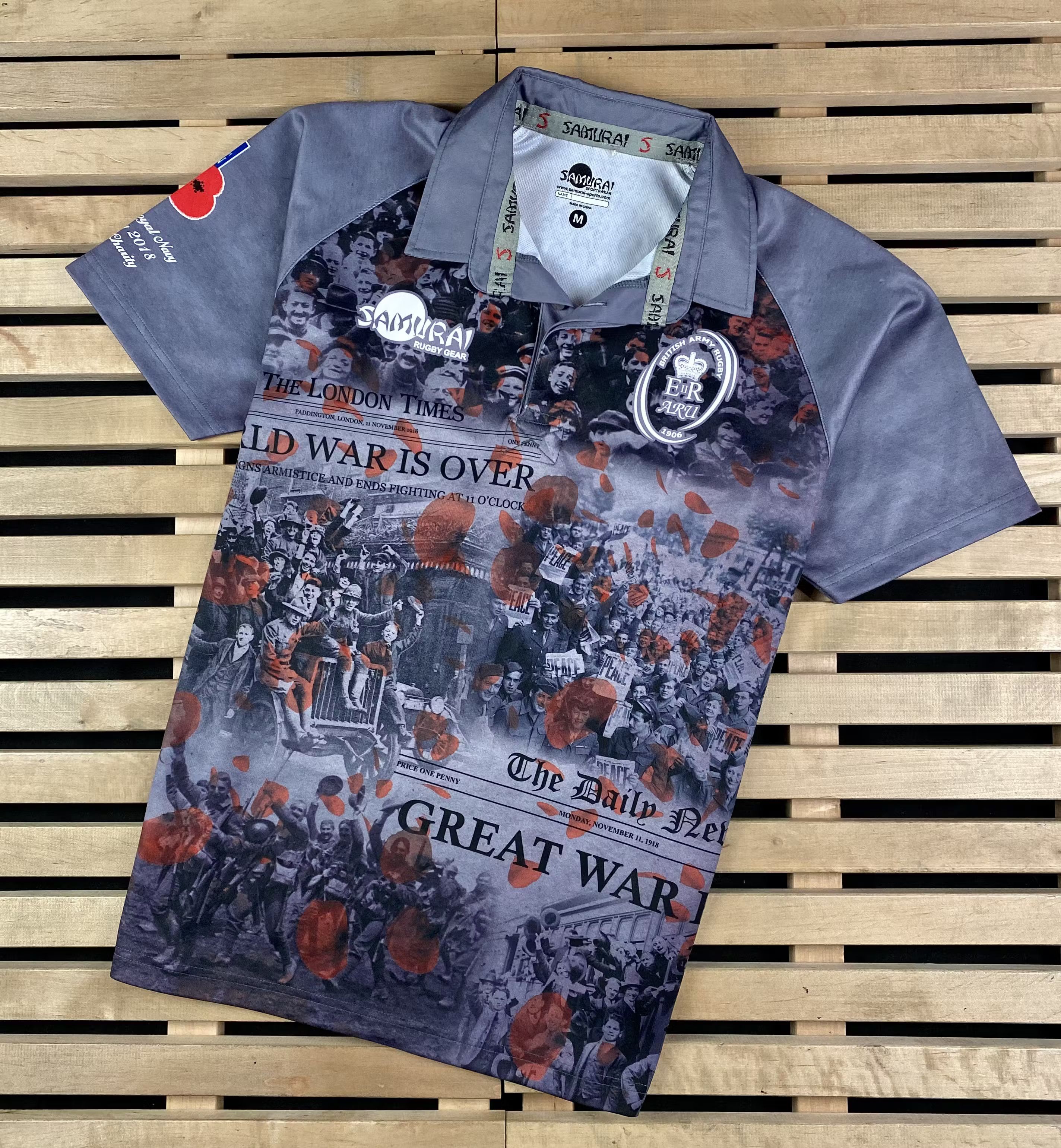 Other Mens Polo T-Shirt Samurai Size M Size US M / EU 48-50 / 2 - 1 Thumbnail