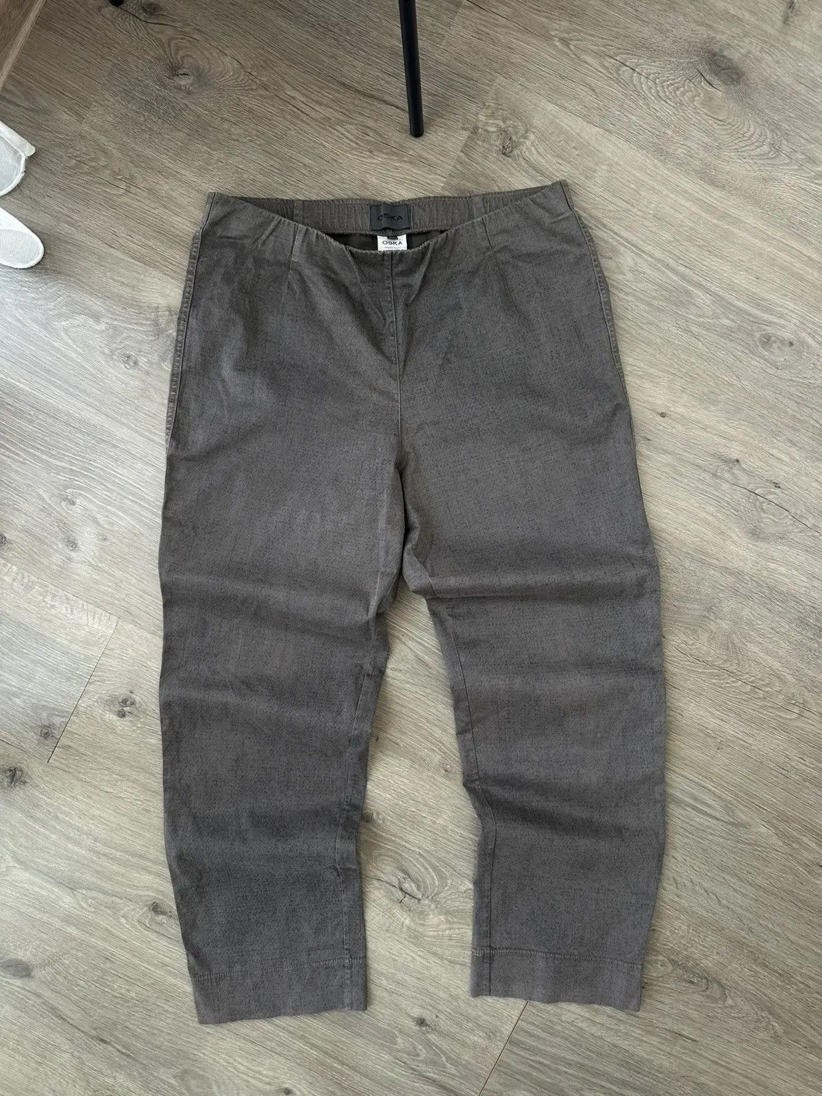 Japanese Brand Vintage Oska Gray Women’s Wide Pants Size US 30 / EU 46 - 2 Thumbnail