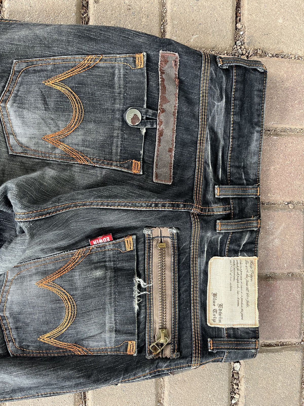 Edwin × If Six Was Nine × Japanese Brand Edwin Bluetrip Blackwash Denim Size US 30 / EU 46 - 15 Thumbnail