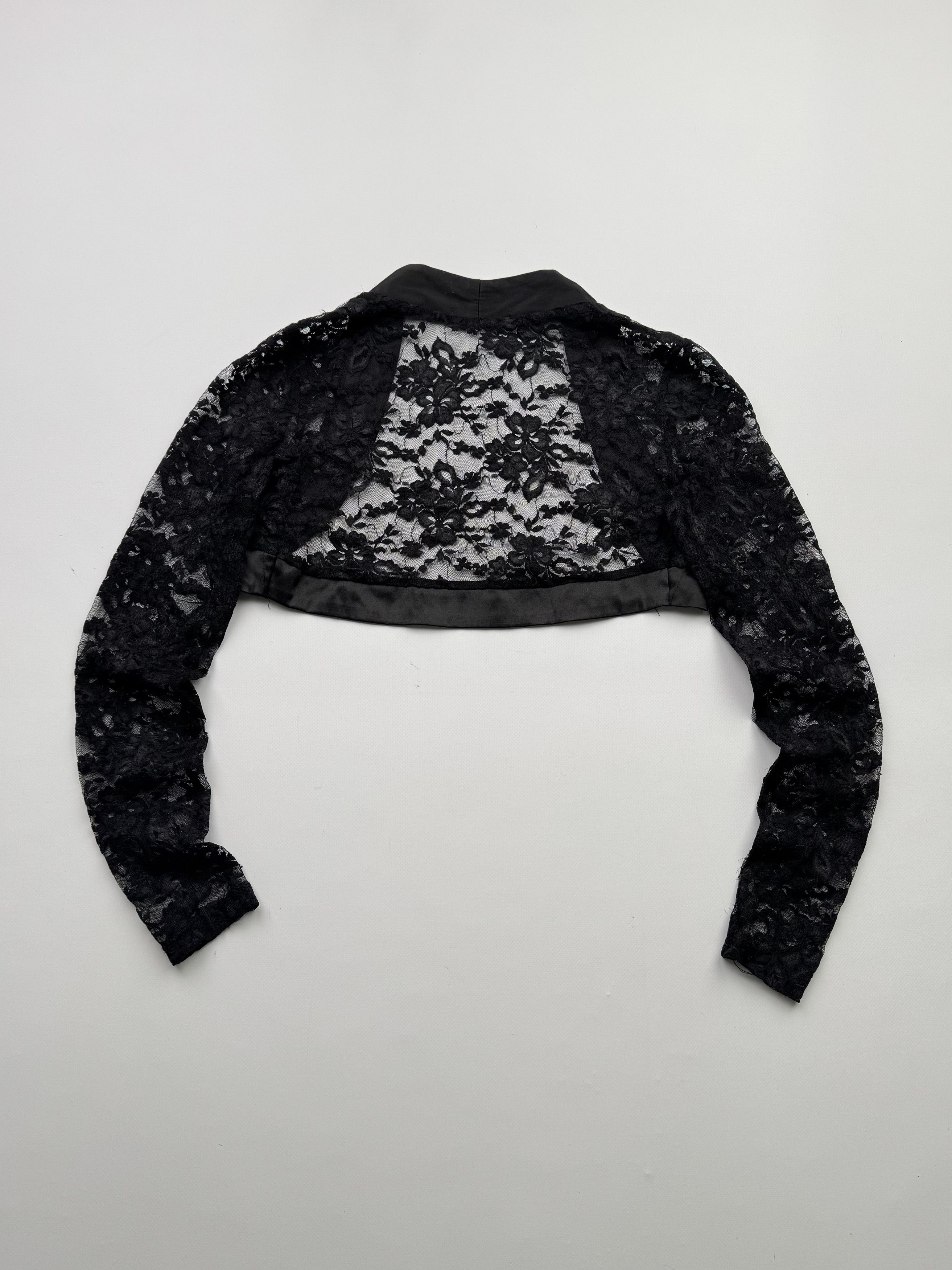 Japanese Brand Vintage Mesh Cropped Blouse B312 E2(V366) Size M / US 6-8 / IT 42-44 - 7 Thumbnail