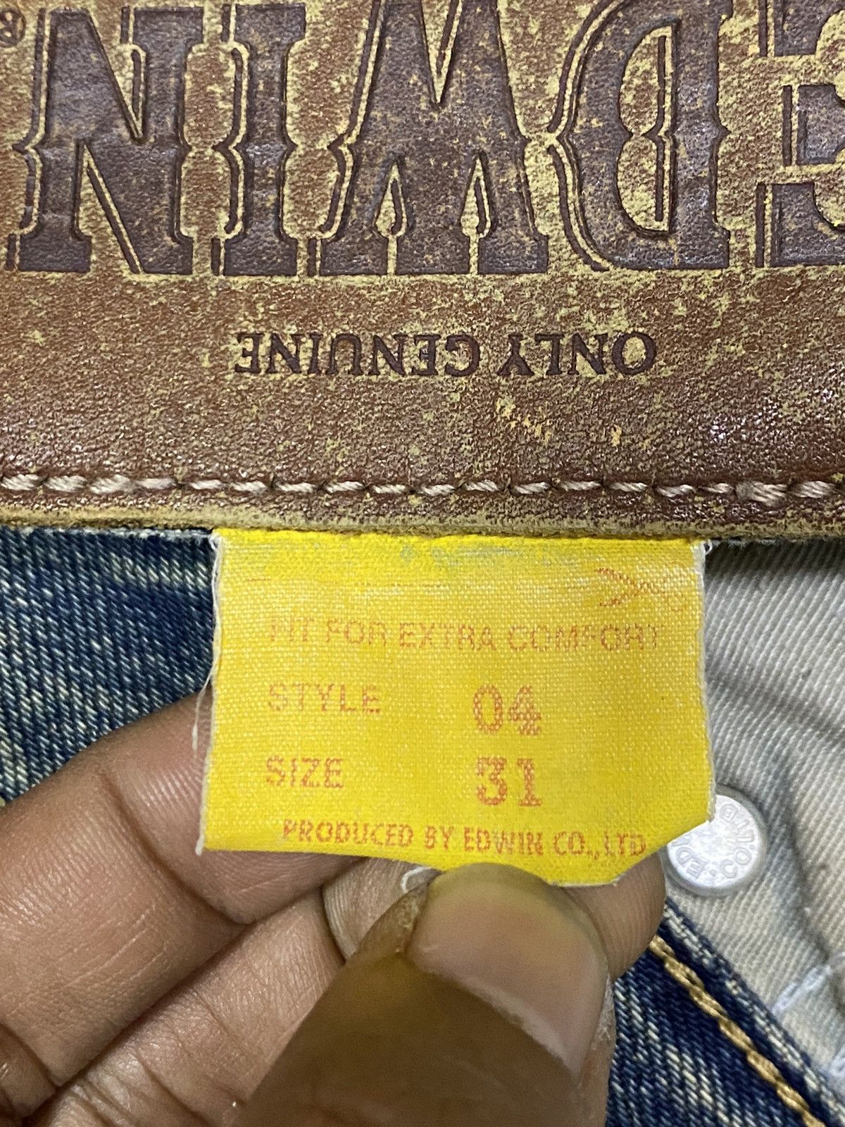 Edwin Vintage Edwin US Classic Faded Wash Distressed Loose Jeans Size US 32 / EU 48 - 13 Thumbnail