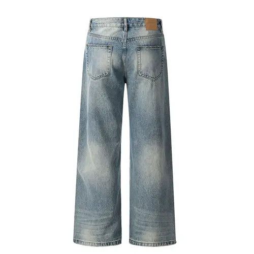 VIBE American retro washed cleanfit light-colored jeans Size US 32 / EU 48 - 3 Thumbnail
