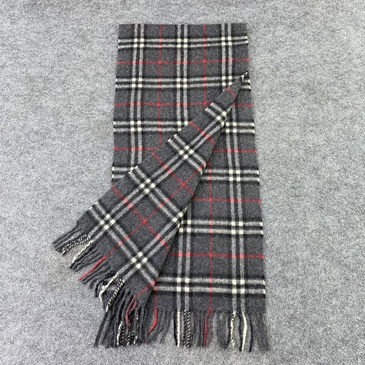 Burberry × Vintage Burberry Cashmere Muffler / Scarf / Neckwear-K058 Size ONE SIZE - 4 Thumbnail