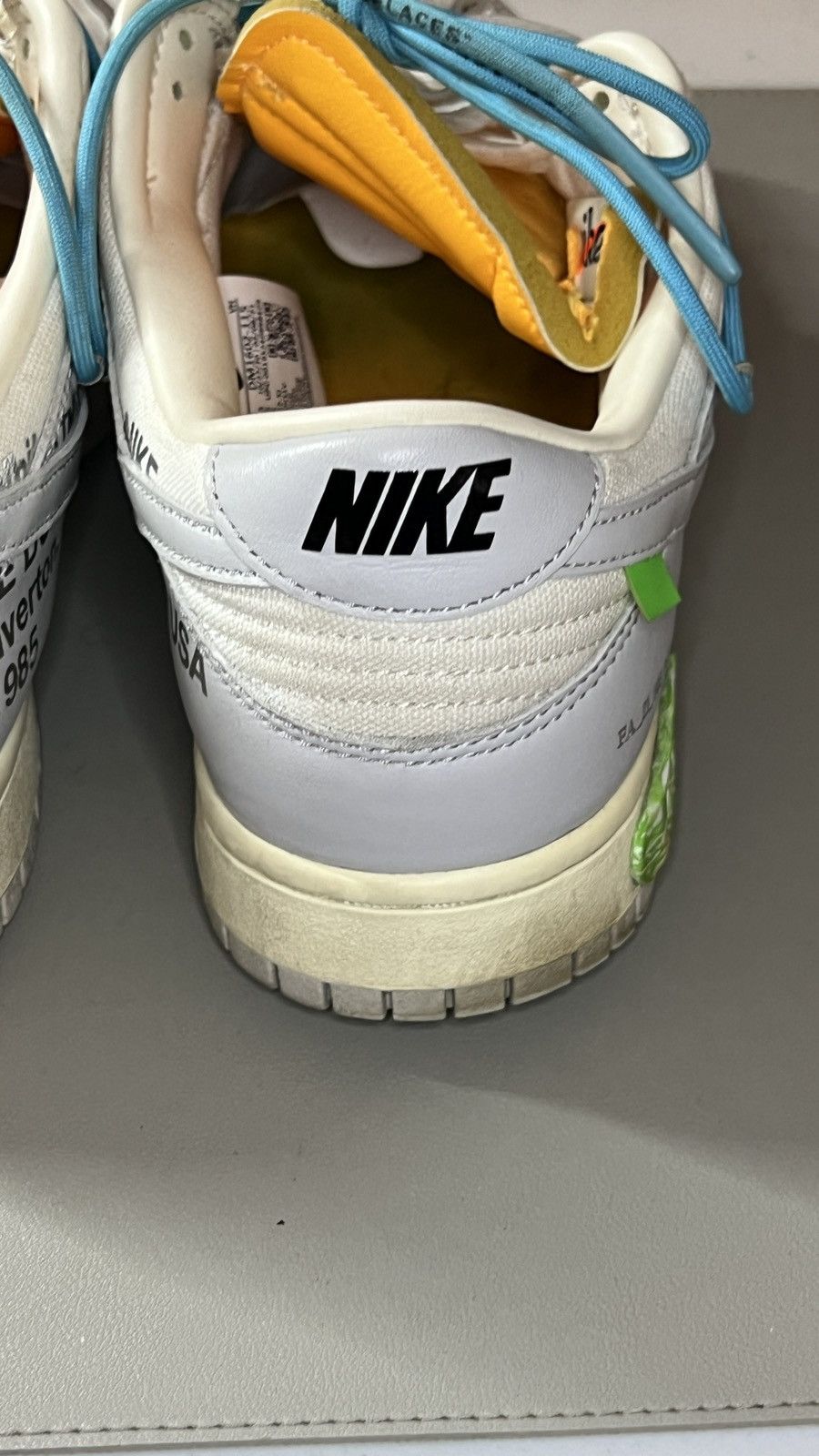 Nike Nike Dunk Low Off-White Lot 2 Size US 10.5 / EU 43-44 - 5 Thumbnail