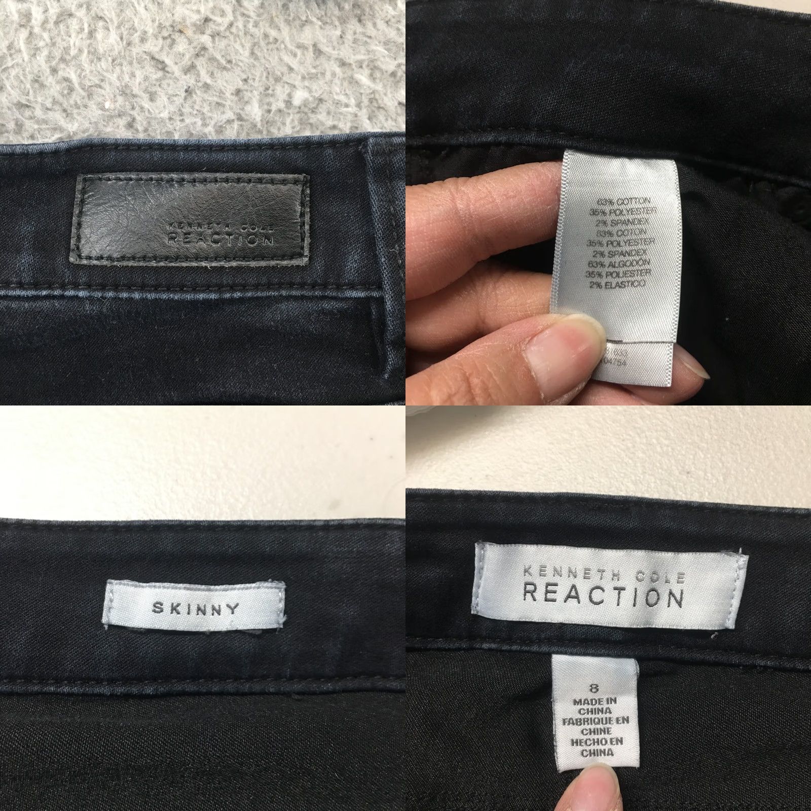 Kenneth Cole Kenneth Cole Reaction Skinny Jeans Womens 8 Blue Dark Wash Denim Mid Rise Jeans Womens 8 Blue Dark Wash Denim Mens Womens Boys Girls Size 30" / US 8 / IT 44 - 9 Thumbnail