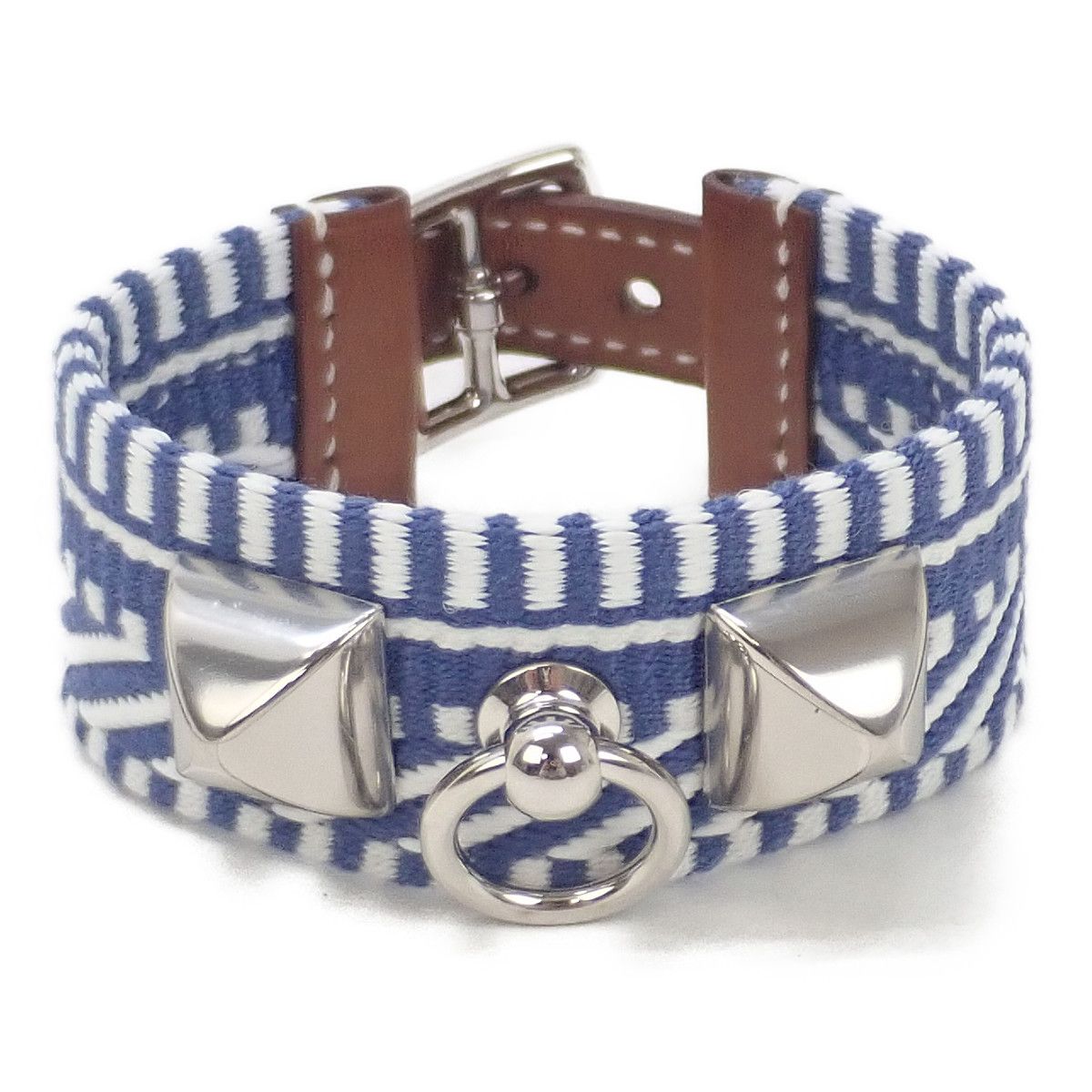image of Hermes Rivale Cavale Bracelet in Blue, Women's