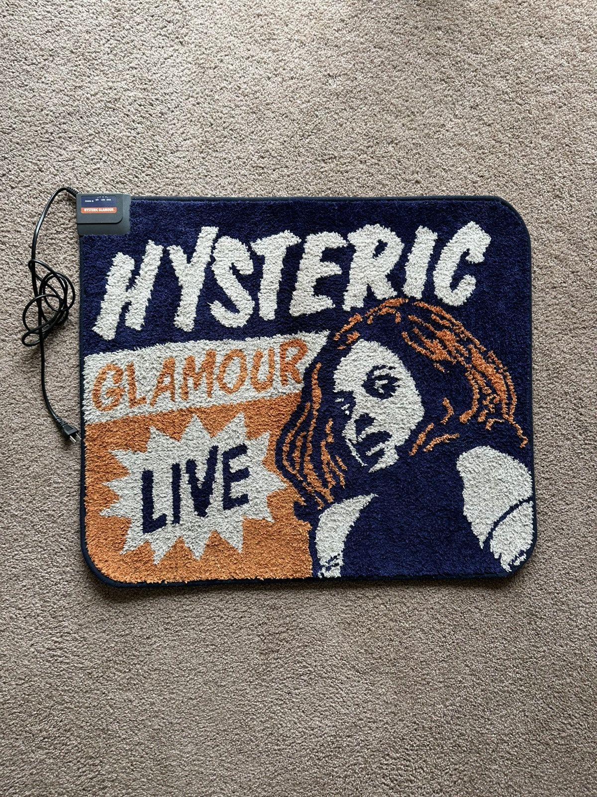 Hysteric Glamour Fuck Bear Rug | Grailed