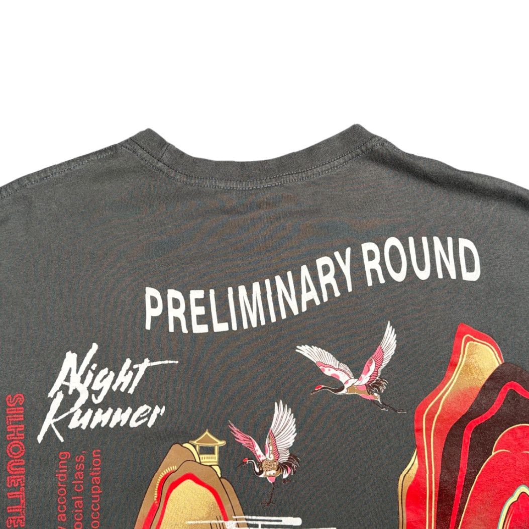 Vintage NIGHT RUNNER Gedpamco Heathans Shirt Adult XL Gray Long Sleeve? Size US XL / EU 56 / 4 - 5 Thumbnail