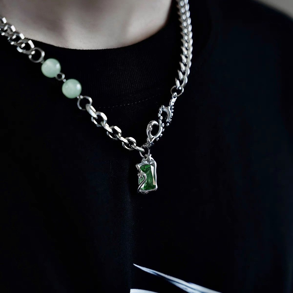 Designer × Vintage Retro punk necklace Size ONE SIZE - 1 Thumbnail