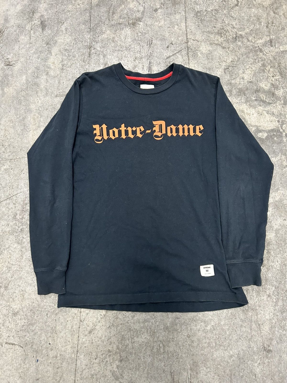 Supreme SS15 Supreme notre dame long sleeve Size US M / EU 48-50 / 2 - 1 Thumbnail