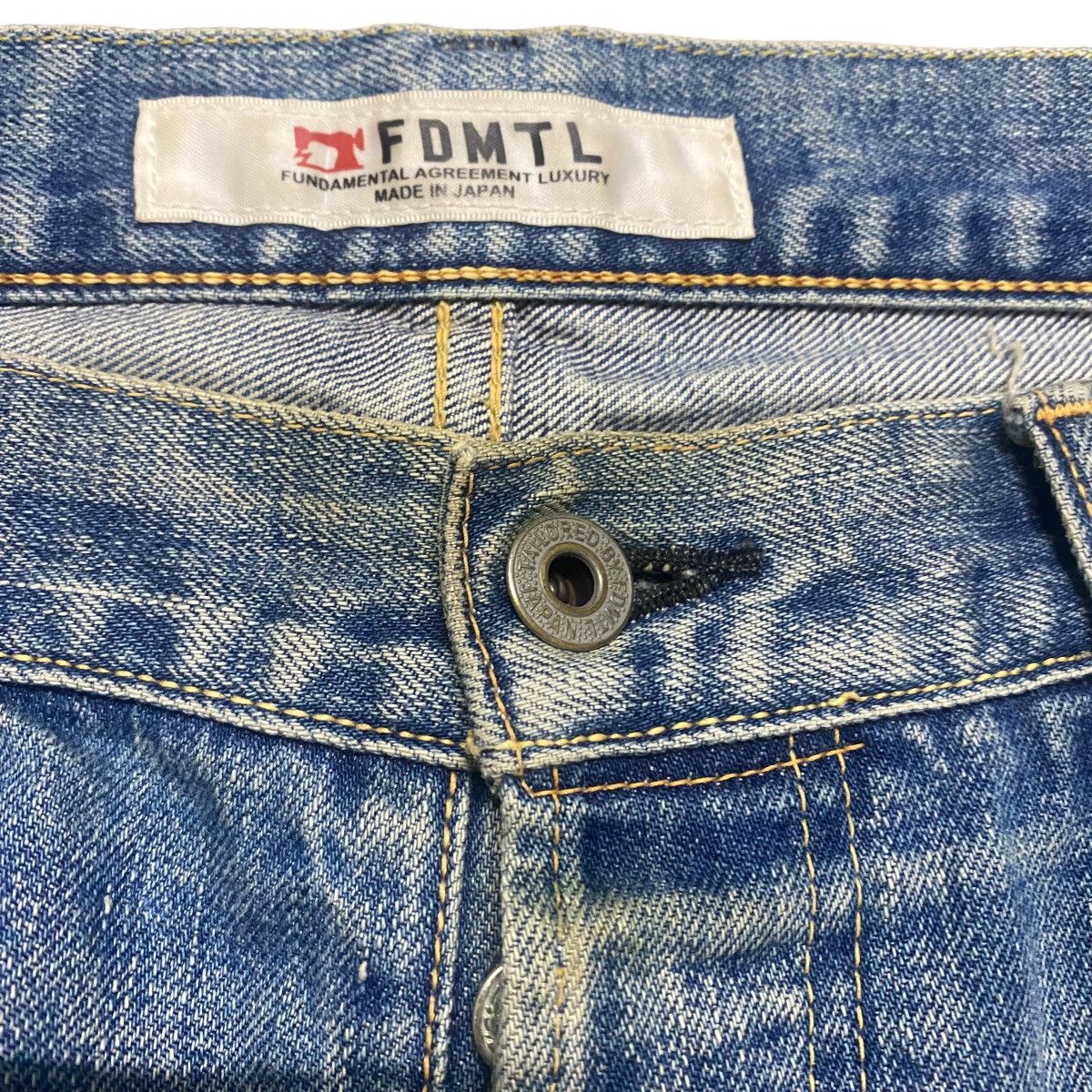 FDMTL FDMTL Denim Selvedge Jeans Distressed Size US 34 / EU 50 - 6 Thumbnail
