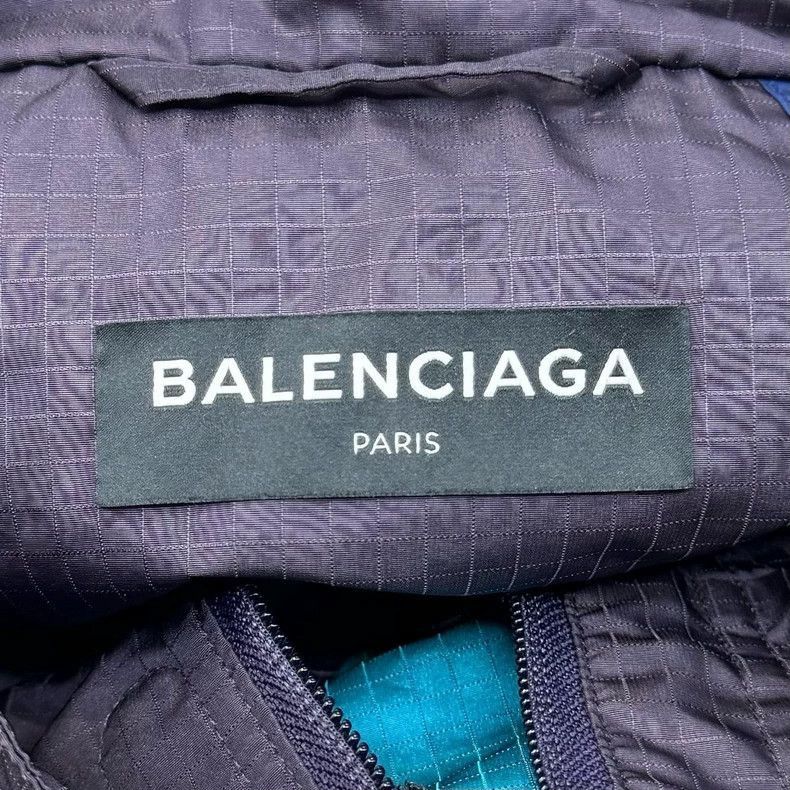 Balenciaga Balenciaga Logo Color Block Windbreaker Jacket-2505 Size US L / EU 52-54 / 3 - 3 Thumbnail