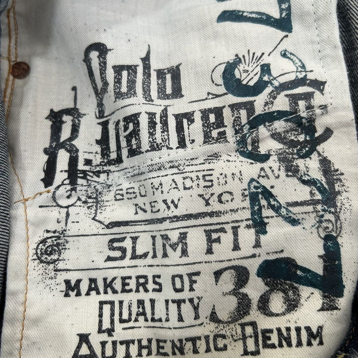 Ralph Lauren Vintage Polo Ralph Lauren Slim Fit Distressed Denim Size US 35 - 13 Thumbnail